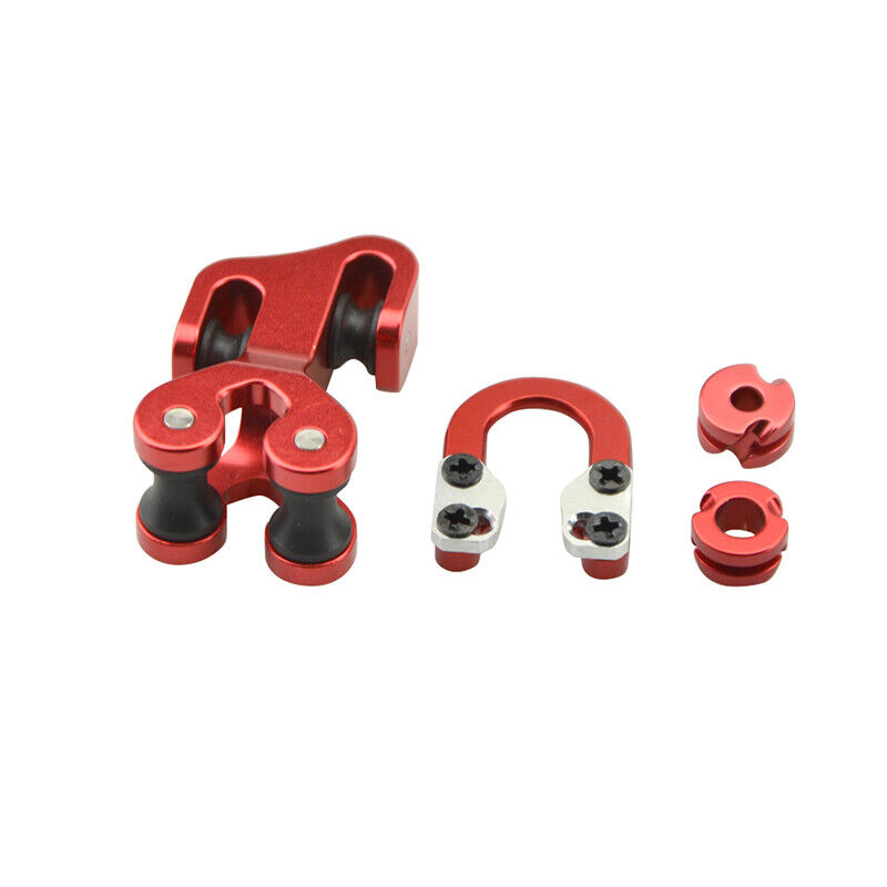 Compound Bow Peep Sight Cable Slide Roller Metal D Loop Set Archery